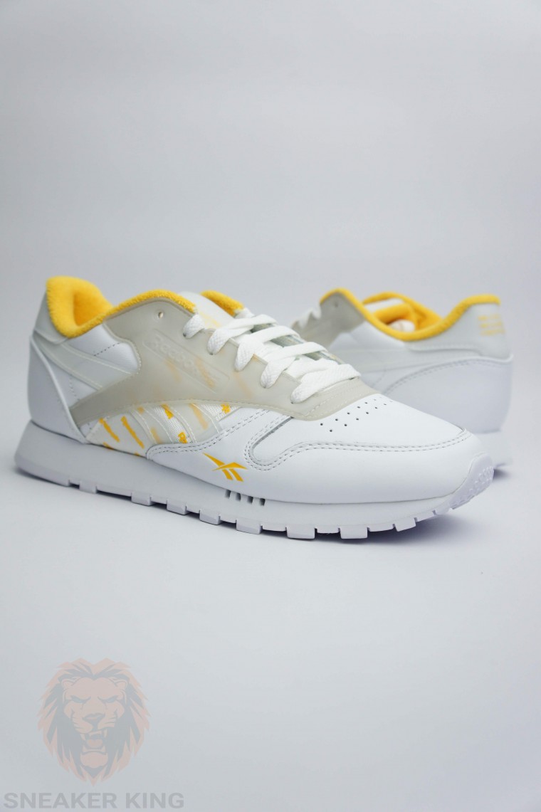 Кроссовки Reebok Classic White/Yellow